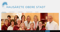 Desktop Screenshot of hausaerzte-oberestadt.de