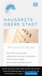 Mobile Screenshot of hausaerzte-oberestadt.de